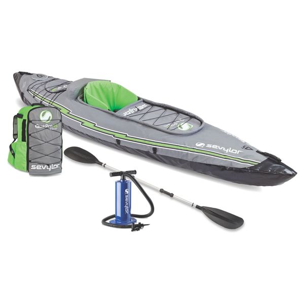 Coleman 1-Person QuikPak Kayak w/ Pump and Paddle