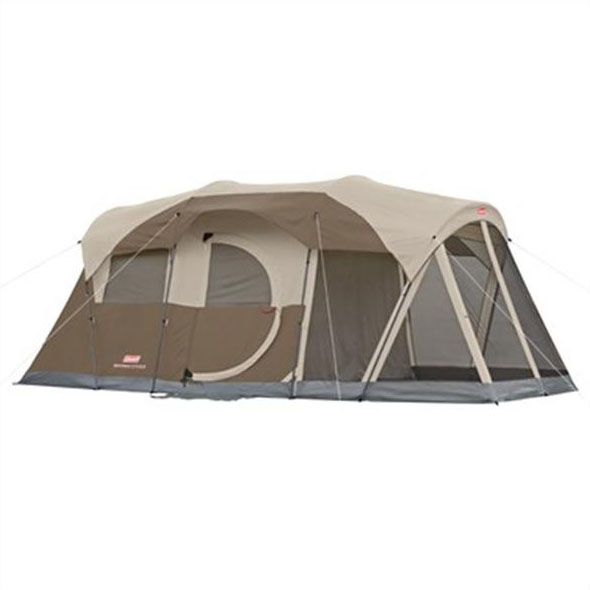 Coleman 17' x 9' WeatherMaster 2 Room Tent Plus Screen Room